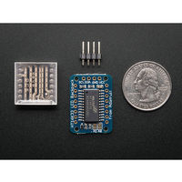 Adafruit Industries ミニLEDマトリックス基板（緑色） 872 1個 63-3077-17（直送品）