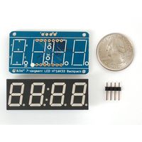 Adafruit Industries 7セグメント4桁ディスプレイ 878 1個 63-3077-18（直送品）