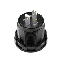 LINKMAN LEDデジタル電圧計 赤色表示 A25-1C-RED 1個 63-3113-44（直送品）