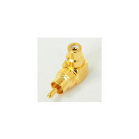 LINKMAN RCA変換プラグ オスーメス L型 RA-201GG-POM 1個 63-3109-16（直送品）