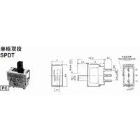 ニデックコンポーネンツ 超小型スライドスイッチ AS1D-2M-10-Z 1個 63-3137-08（直送品）