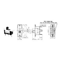 ニデックコンポーネンツ 小形スライドスイッチ ES115E-Z 1個 63-3137-20（直送品）