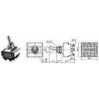 ニデックコンポーネンツ 小形トグルスイッチ ET425N12-Z 1個 63-3137-22（直送品）