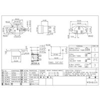 LINKMAN 電源インレット(ネジ止め式) WTN02F1171 1個 63-3101-34（直送品）