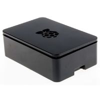 Raspberry Pi Pi用ケース(3B+/3B/2B/B+、黒) 167-7046 1個 63-3116-93（直送品）