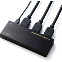 サンワサプライ HDMI切替器 2入力・1出力 4K HDR HDCP2.2対応 SW-HDR21L 1個（直送品）