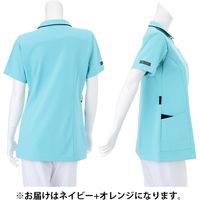 ナガイレーベン チュニック ネイビー+オレンジ LL AY-4222