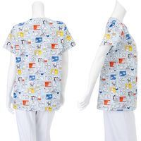 ナガイレーベン 男女兼用スクラブ ブルー L MFS-5852 1枚　スクラブ