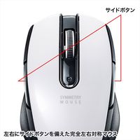 ワイヤレスマウス　無線　5ボタン　中型サイズ　ブルーLED　MA-WBL170W　サンワサプライ　1個（直送品）