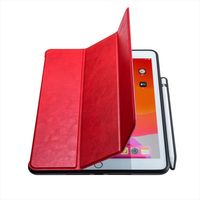 サンワサプライ iPad 10.2インチ Apple Pencil収納ポケット付きケース レッド PDA-IPAD1614R（直送品）