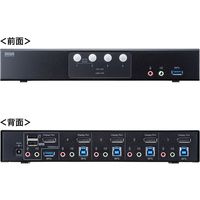 サンワサプライ DisplayPort対応パソコン自動切替器(4:1) SW-KVM4HDPU 1個
