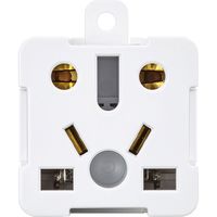 サンワサプライ 日本専用マルチタイプ電源変換アダプタ インバウンドユーザー向け ホワイト TR-AD6W 1個