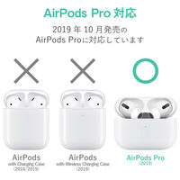 エレコム AirPods Pro対応アクセサリ/ソフトレザーケース/カラビナ付/ブラック AVA-AP2PLC2BK 1個（直送品）