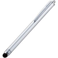 タッチペン スタイラスペン 超感度 スタンダードタイプ シルバー P-TPC02SV エレコム 1個