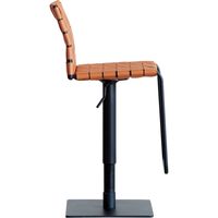 【軒先渡し】クラッシュゲート yuu（ユー） ハーパー バーチェア ガス式 オレンジ 277589 1脚（直送品）