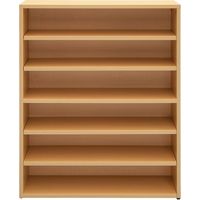 【車上渡し】アール・エフ・ヤマカワ モジュラー シューズラック ワイド 幅750×奥行350×高さ930mm ナチュラル 1台（直送品）