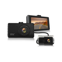 TEC ドライブレコーダー TDB-FHDGX-32GB microSD 32GBセット 2カメラ フルHD 対角120° 駐車監視