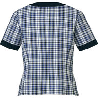 ボンマックス BONOFFICE オーバーブラウス ブルー 15号 AJ0848-37-15（直送品）