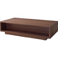 東谷 フルモス センターテーブル 幅1200×奥行600×高さ300mm ブラウン JPT-334WAL 1台（直送品）