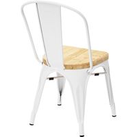 東谷 アラン チェア ホワイト PC-135WH 1脚（直送品）