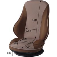 東谷 バケットリクライナー 座椅子 ブラウン THC-202BR 1脚（直送品）