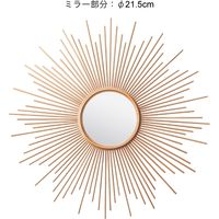 東谷 ミラー 幅800×奥行25×高さ800mm ブロンズ TSM-77BZ 1個（直送品）