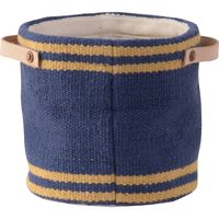 東谷 ファブリックプランター 約幅150×奥行150×高さ160mm ネイビー TTZ-521NV 1個（直送品）