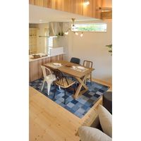 東谷 ラグ 1700×2300mm ブルー WE-230 1枚（直送品）