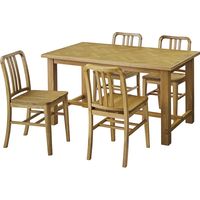 東谷 クーパス ダイニングテーブル 幅1500×奥行800×高さ720mm ナチュラル VET-738 1台（直送品）