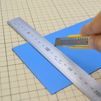 マグエックス マグネットカラーシート(小) 青 MSC-08B 1セット(5枚)