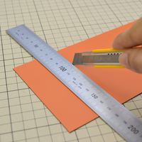 マグエックス マグネットカラーシート（小） 橙 MSC-08O 1セット（5枚）