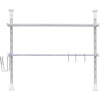 田窪工業所 キッチン収納棚 つっぱり棚 2段 60cm お買得セット TP2-60MF 1セット