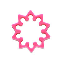 アイ・シー・アイデザイン研究所 シリコン歯固め ゼロフレア 15個入り むらさき NZP4001P 1箱(15個) 62-4861-18（直送品）