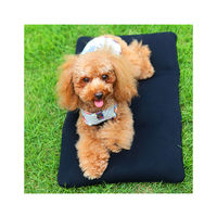 ヘルメット潜水 クロッツ わんちゃんパワークール ブラック L H-015 1枚 61-9952-78（直送品）