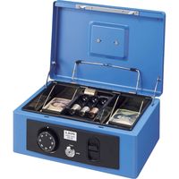 ライオン事務器 手提金庫 HSー93 ブルー(B) 22101 1台