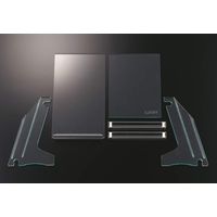 ライオン事務器 パンフレットスタンド A4判3つ折り/長3封筒サイズ1列1段 再生アクリル樹脂製 PS-1411A 21981 1台