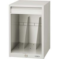 ライオン事務器 シャッターセーフ ボックス　Ａ４判縦型　シャッター扉カギ付き　Ｗ２７７mm　SB-277 21705（直送品）