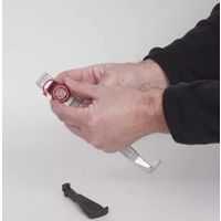 エスコ 100mm [EA500AGー 90/120用]アーム(2本組/薄爪) EA500AG-1 1組（直送品）