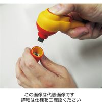 エスコ 3/8”DRx222mm 絶縁ラチェットハンドル EA560WP-1 1個（直送品）