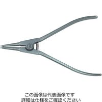 エスコ 40ー100mm 軸用スナップリングプライヤー EA590SG-4 1丁（直送品）