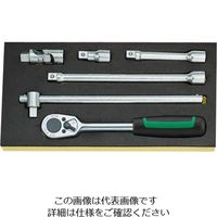 エスコ 1/2”DR ソケットレンチセット EA612TA-48 1セット（直送品）