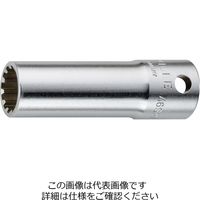 エスコ 3/8”DRx7/16” スプラインソケット EA617YP-212 1個（直送品）