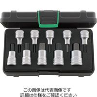 エスコ 1/2”DR/4ー17mm [INHEX]ビットソケット EA617ZL-1 1セット（直送品）