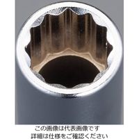 エスコ 1/2”DR/10ー22mm ディープソケット EA618CF 1セット（直送品）