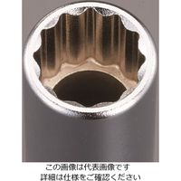 エスコ 1/2”DR/3/8”ー15/16” ディープソケット EA618CF-100 1セット（直送品）