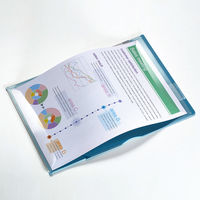 キングジム　カキコホルダー　２ポケット透明　Ａ４タテ　乳白　８６４７Ｔニユ