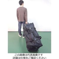 エスコ 420x420x1067mm/186.8L ボストンバッグ(キャリー付) EA927CJ-7 1個（直送品）