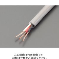 エスコ 5.5 mm2x10m/3芯 ビニールキャブタイヤケーブル EA940AG-648 1本（直送品）
