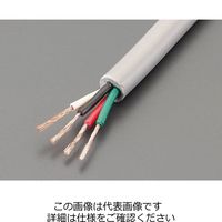 エスコ 5.5 mm2x10m/4芯 ビニールキャブタイヤケーブル EA940AG-678 1本（直送品）