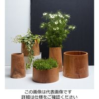 D&M DEPOT ウッドポットダークナチュラル D21 H536NA 955546 1個（直送品）